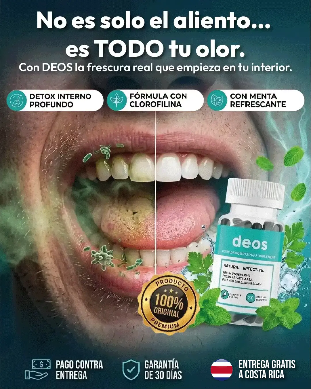 DEOS Suplemento Desodorante